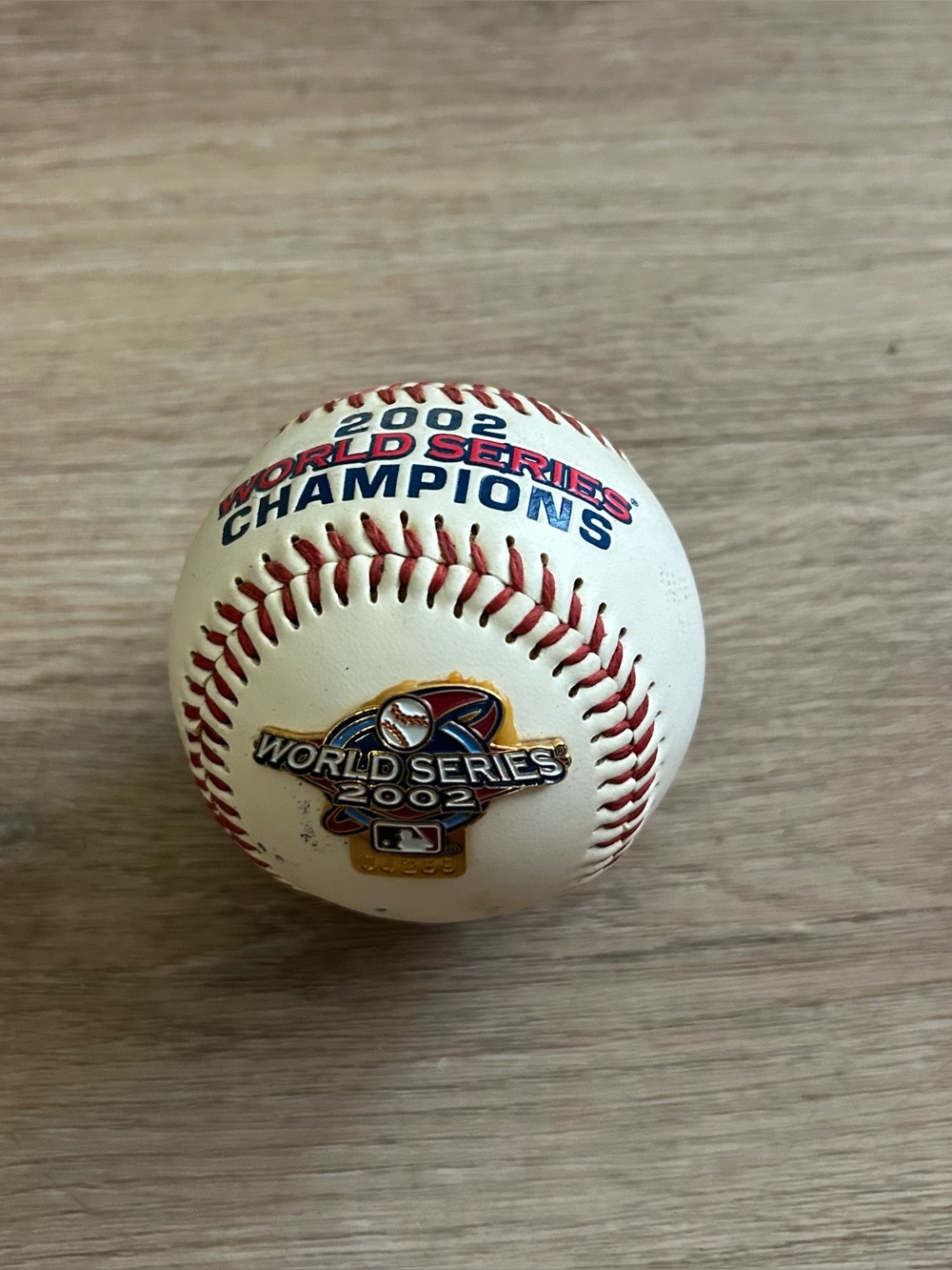 2002 World Series Anaheim Angels Championship Baseball